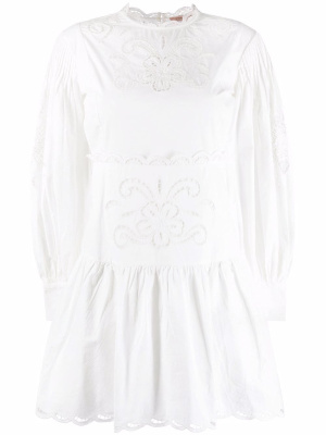 

Hemstitch embroidery short dress, TWINSET Hemstitch embroidery short dress