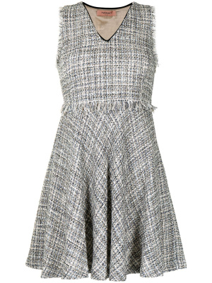 

Sleeveless tweed mini dress, TWINSET Sleeveless tweed mini dress