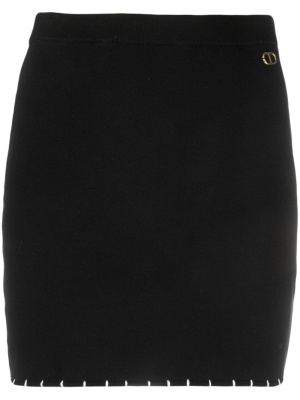 

Contrast-stitching mini skirt, TWINSET Contrast-stitching mini skirt