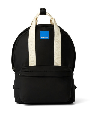 

Logo-patch zip-around backpack, Karl Lagerfeld Jeans Logo-patch zip-around backpack