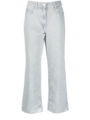 

Logo-patch cropped flared jeans, IRO Logo-patch cropped flared jeans