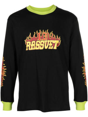 

Rassvet graphic-print cotton T-shirt, PACCBET Rassvet graphic-print cotton T-shirt