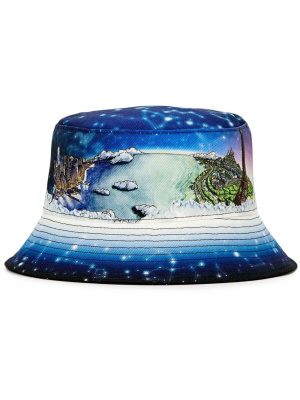 

Vol De Nuit graphic bucket hat, Casablanca Vol De Nuit graphic bucket hat