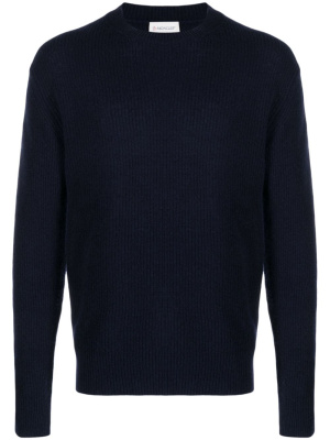 

Logo-patch virgin wool-blend jumper, Moncler Logo-patch virgin wool-blend jumper