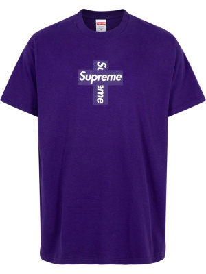 

Cross Box Logo crew neck T-shirt, Supreme Cross Box Logo crew neck T-shirt