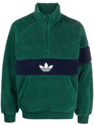 

Faux-fur high-neck sweatshirt, Adidas Faux-fur high-neck sweatshirt