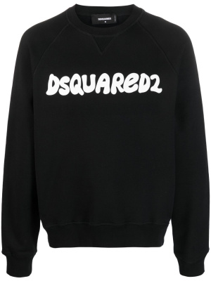 

Logo-print cotton sweatshirt, Dsquared2 Logo-print cotton sweatshirt