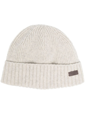 

Logo-patch ribbed-knit beanie, Barbour Logo-patch ribbed-knit beanie