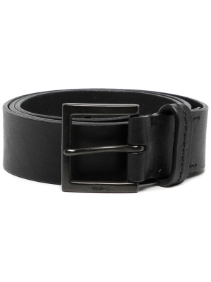 

Logo-embossed leather belt, Yohji Yamamoto Logo-embossed leather belt