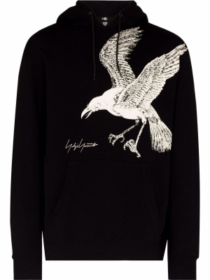 

X New Era eagle-print hoodie, Yohji Yamamoto X New Era eagle-print hoodie