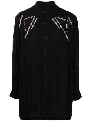 

Embroidered -chest shirt, Yohji Yamamoto Embroidered -chest shirt