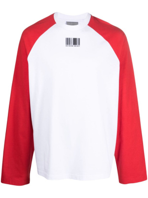 

Colour-block cotton jumper, VTMNTS Colour-block cotton jumper
