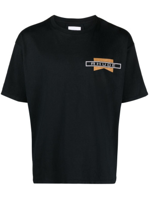 

Slogan-print cotton T-shirt, Rhude Slogan-print cotton T-shirt