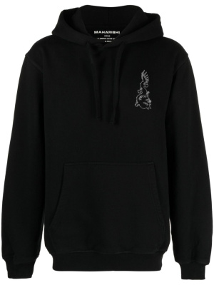 

Reflective Dragon organic cotton hoodie, Maharishi Reflective Dragon organic cotton hoodie