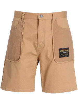 

Logo-patch cotton shorts, Moschino Logo-patch cotton shorts