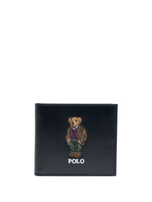 

Polo Bear-embroidery wallet, Polo Ralph Lauren Polo Bear-embroidery wallet