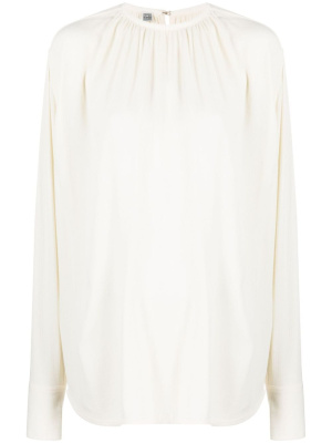 

Keyhole-neck blouse, TOTEME Keyhole-neck blouse