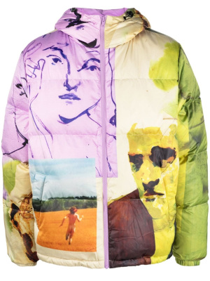 

Mismatched padded jacket, KidSuper Mismatched padded jacket