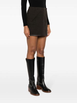 

High-waisted virgin-wool skirt, Golden Goose High-waisted virgin-wool skirt