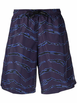 

Motif-print swimming shorts, Marcelo Burlon County of Milan Motif-print swimming shorts