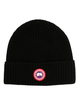 

Arctic Disc ribbed-knit beanie, Canada Goose Arctic Disc ribbed-knit beanie
