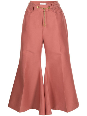 

Flared cropped trousers, ZIMMERMANN Flared cropped trousers