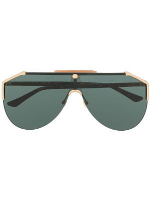 

Tinted shield-frame sunglasses, Gucci Eyewear Tinted shield-frame sunglasses