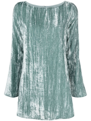 

Velvet wide-neck dress, Loulou Studio Velvet wide-neck dress