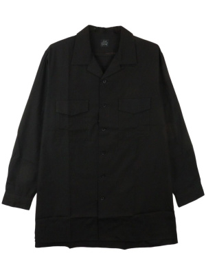 

Flap-pocket cotton shirt, Yohji Yamamoto Flap-pocket cotton shirt