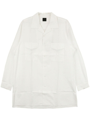 

Flap-pocket cotton shirt, Yohji Yamamoto Flap-pocket cotton shirt