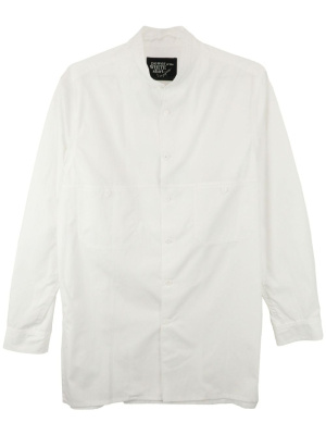 

A-Panel band-collar cotton shirt, Yohji Yamamoto A-Panel band-collar cotton shirt
