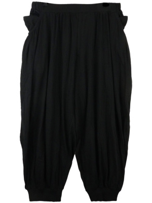 

Drop-crotch cotton trousers, Yohji Yamamoto Drop-crotch cotton trousers