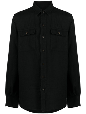 

Slim-cut linen shirt, Ralph Lauren Purple Label Slim-cut linen shirt