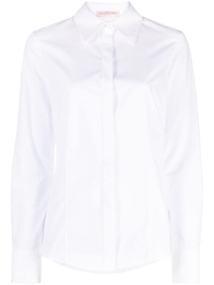 

Pointed-collar long-sleeve shirt, Valentino Garavani Pointed-collar long-sleeve shirt