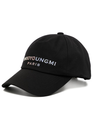 

Logo-embroidered cap, Wooyoungmi Logo-embroidered cap