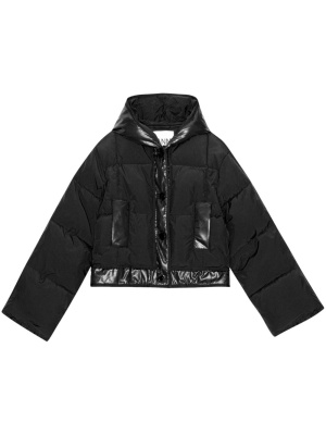 

Hooded quilted jacket, GANNI Hooded quilted jacket