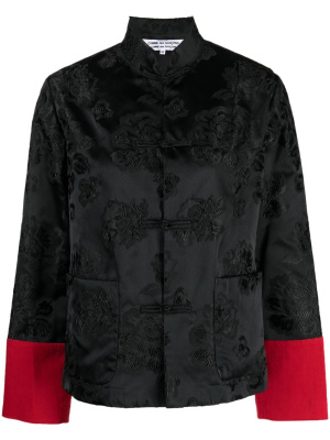 

Jacquard toggle-fastening jacket, Comme Des Garçons Comme Des Garçons Jacquard toggle-fastening jacket