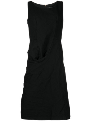 

Crinkled-effect shift midi dress, Comme Des Garçons Comme Des Garçons Crinkled-effect shift midi dress