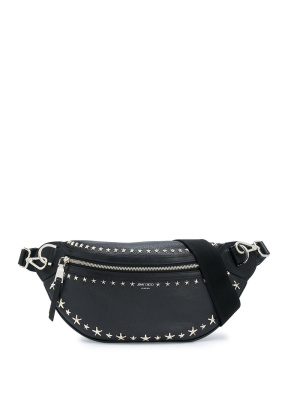 

York star stud-embellished belt bag, Jimmy Choo York star stud-embellished belt bag