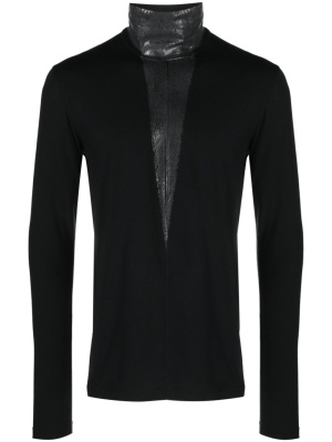 

Panelled high-neck top, MM6 Maison Margiela Panelled high-neck top