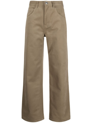 

Straight-leg cotton trousers, AMI Paris Straight-leg cotton trousers