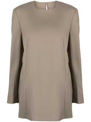 

Virgin wool tailored minidress, AMI Paris Virgin wool tailored minidress