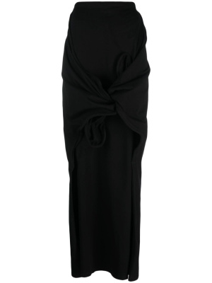 

Knot-detail stretch-cotton maxi skirt, Y/Project Knot-detail stretch-cotton maxi skirt