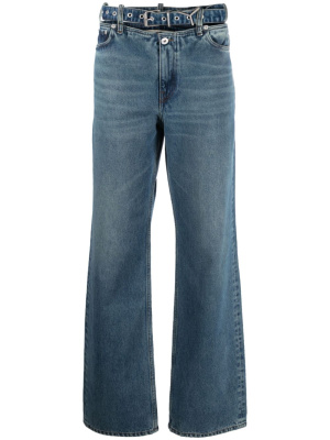 

Evergreen Y Belt wide-leg jeans, Y/Project Evergreen Y Belt wide-leg jeans