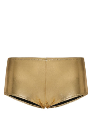 

Metallic-effect bikini bottoms, Dolce & Gabbana Metallic-effect bikini bottoms