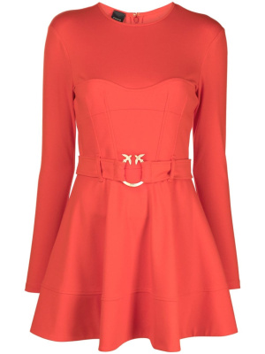 

Love Bird-plaque A-line dress, PINKO Love Bird-plaque A-line dress