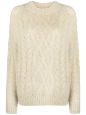 

Thomas cable-knit jumper, ISABEL MARANT Thomas cable-knit jumper