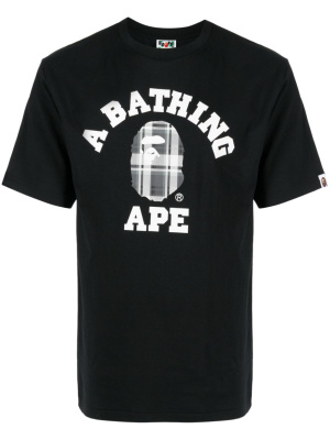 

Logo-print cotton T-shirt, A BATHING APE® Logo-print cotton T-shirt