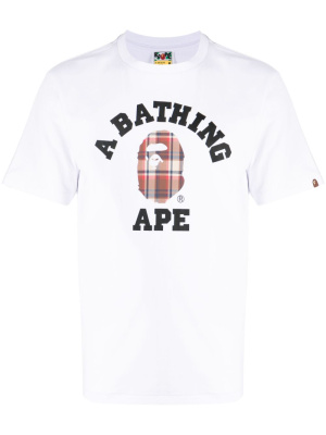 

Logo-print cotton T-shirt, A BATHING APE® Logo-print cotton T-shirt