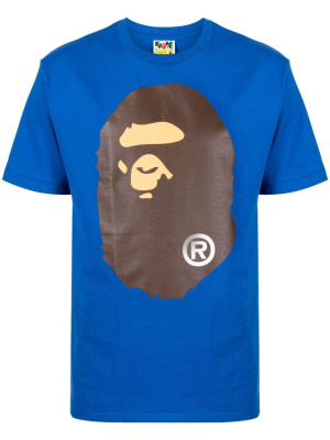

Logo-print cotton T-shirt, A BATHING APE® Logo-print cotton T-shirt